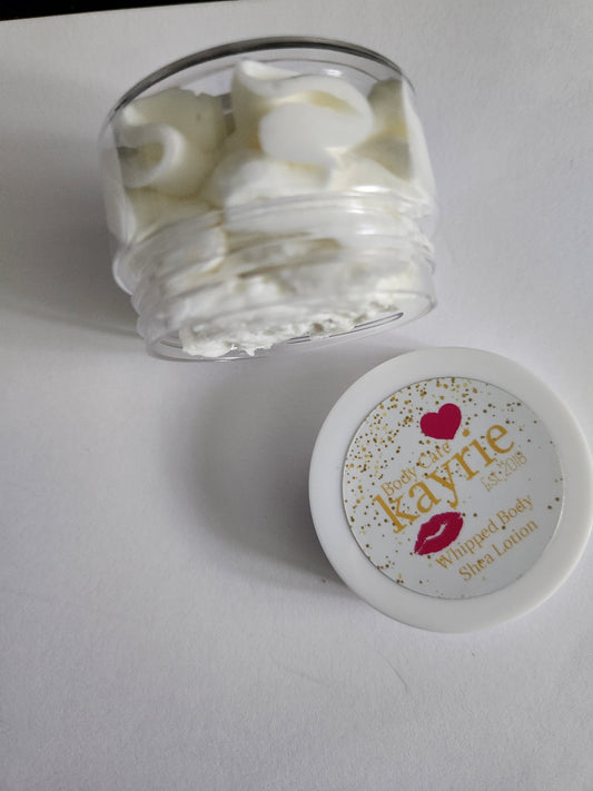 Whipped body butter lotion champaign toast