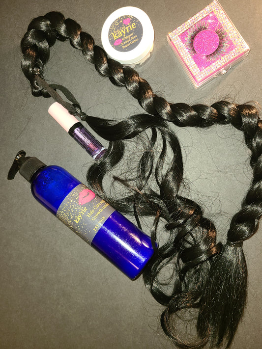 Wrap around braid ponytail box