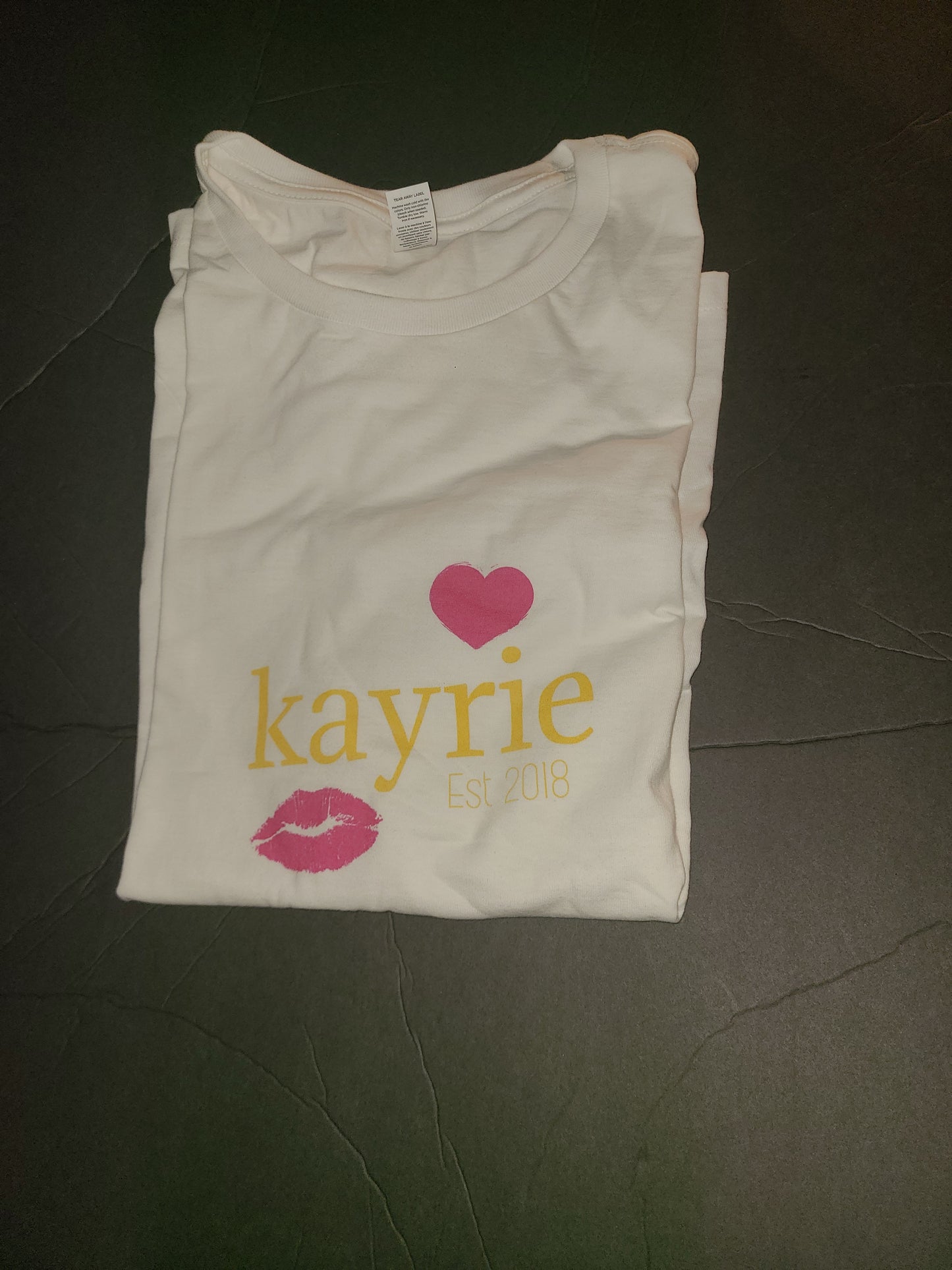 Kayrie white Tshirts
