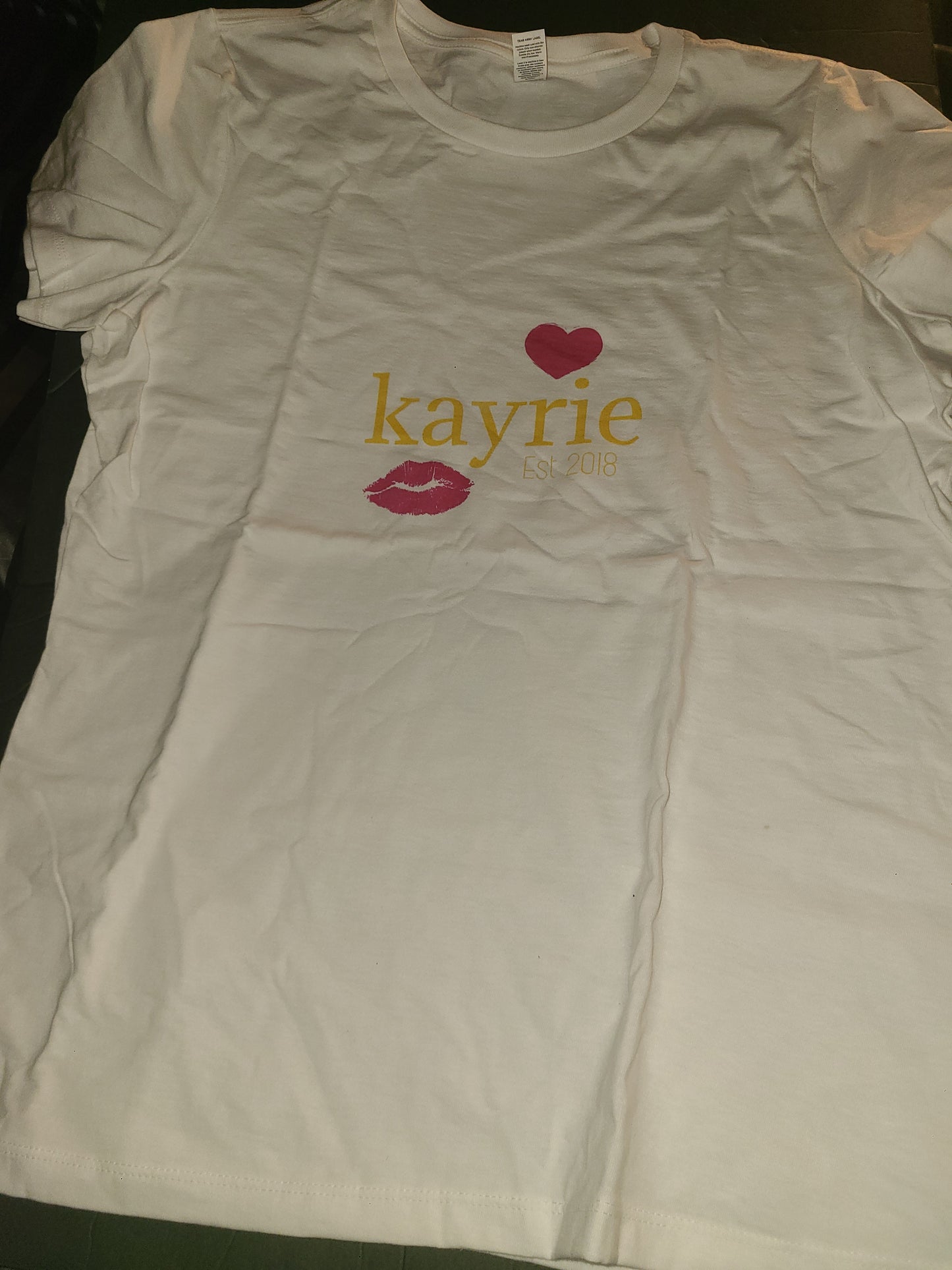 Kayrie white Tshirts
