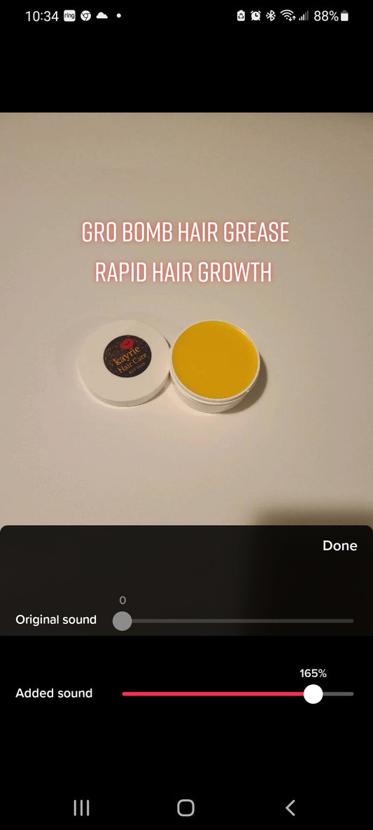 Hair grease organic
