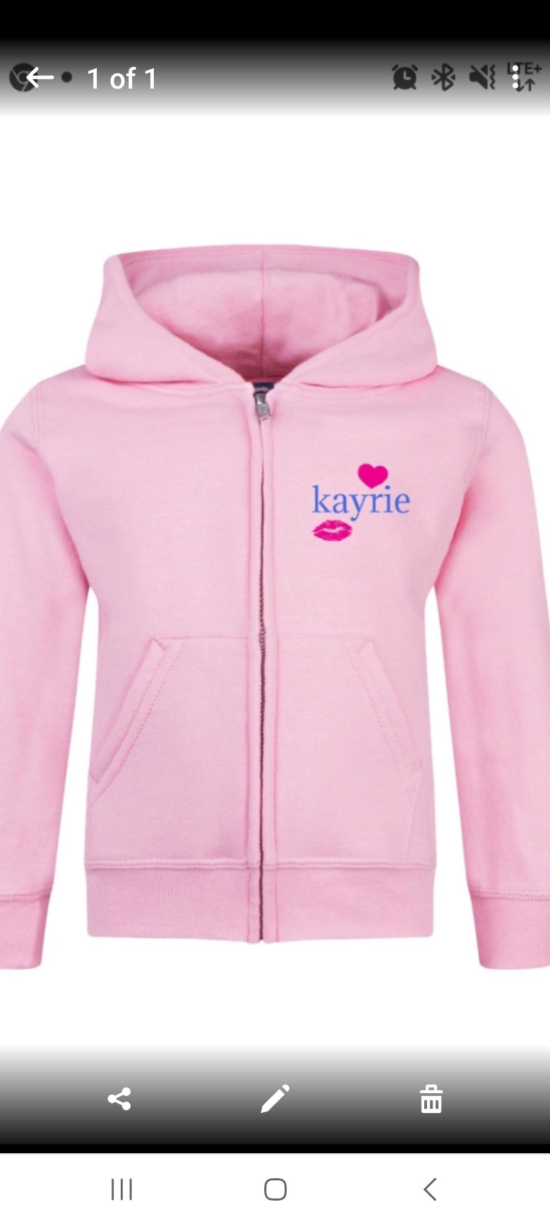 Coming soon Infant toddlee zip up hoodie jackets